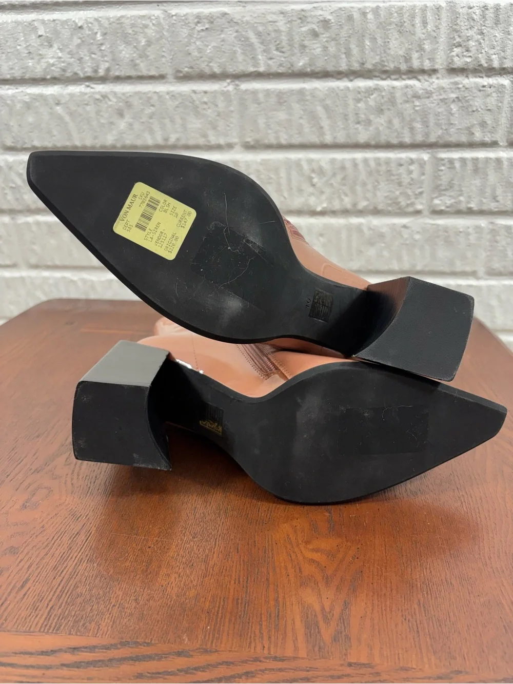 Jeffrey Campbell La-Siren Blush Patent Boot Size 10 NWOB - Picture 9 of 9